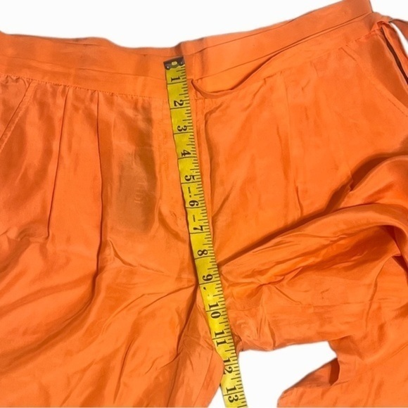 Tibi orange silk pants size 6 - Picture 8 of 10